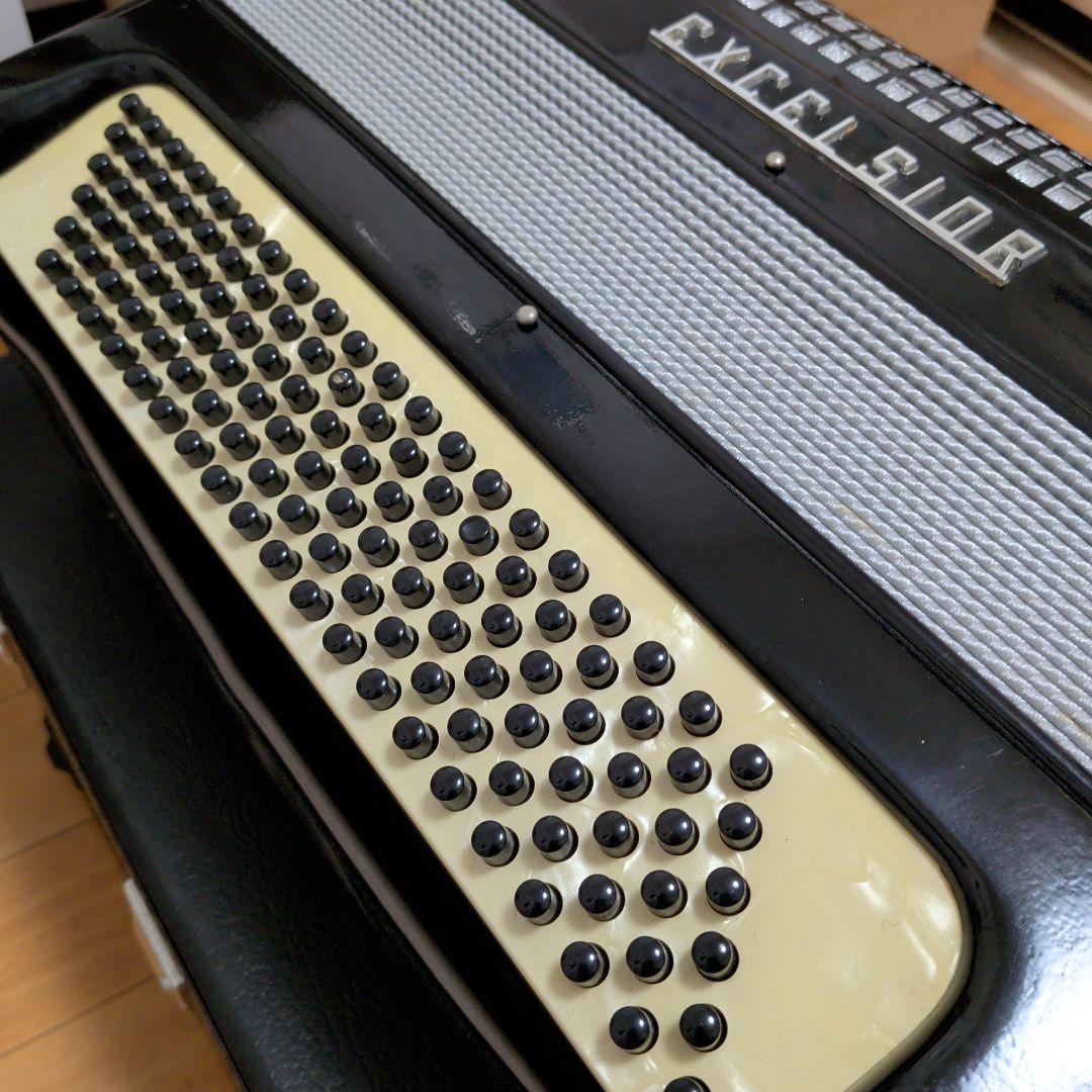 ★EXCELSIOR400sイタリア製高級中型アコーディオンハードケース付