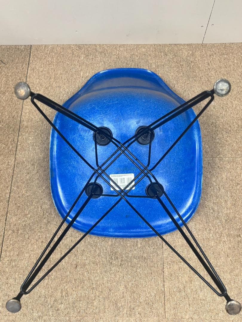 希少 ハーマンミラー 80s イームズチェア FRP ヴィンテージ ブルー