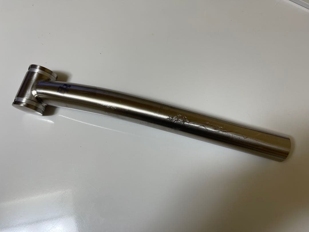 【チタン製試作品？】BROTURES セットバックseat post 31.6
