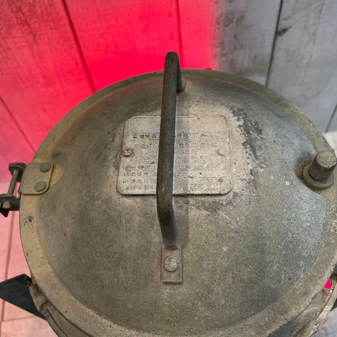 マリンランプ　紅燈ランタン　船舶用　ランタン　電気　日本船燈株式会社　昭和レトロ
