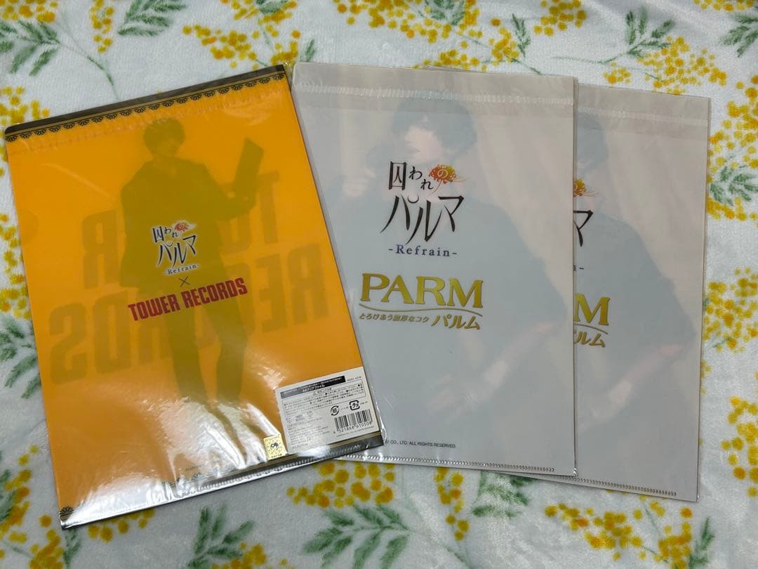 囚われのパルマ TOWER RECORDS＆パルムクリアファイル 計5枚セット