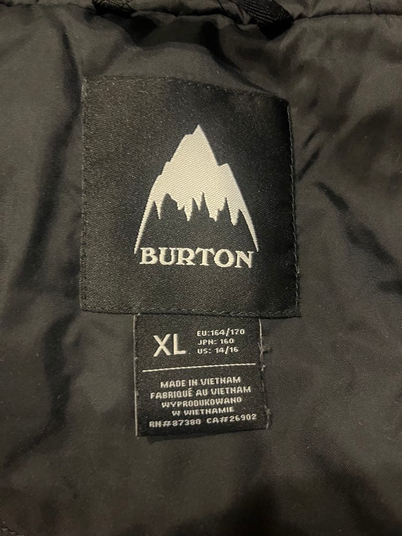Burton ストライプ柄 フード付きジャケット　サイズ160