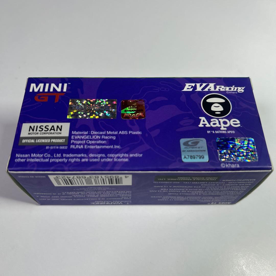 MINIGT EVA NISSAN GTR AAPE × EVA Racing