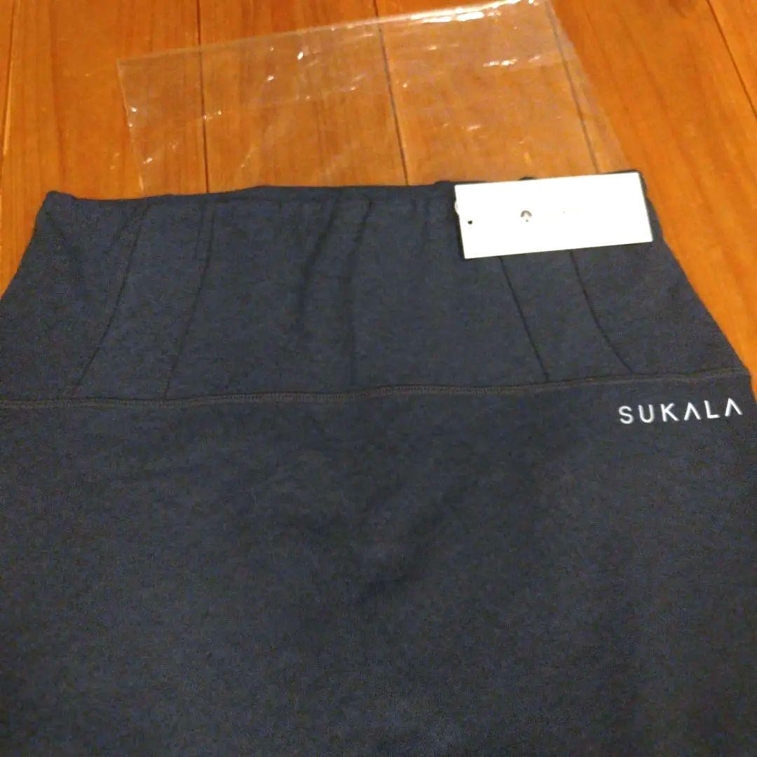 【新品・未使用】SUKALA デニムスリットレギンス Lサイズ