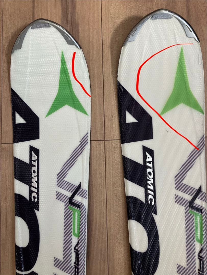 スキー板　ATOMIC 157cm