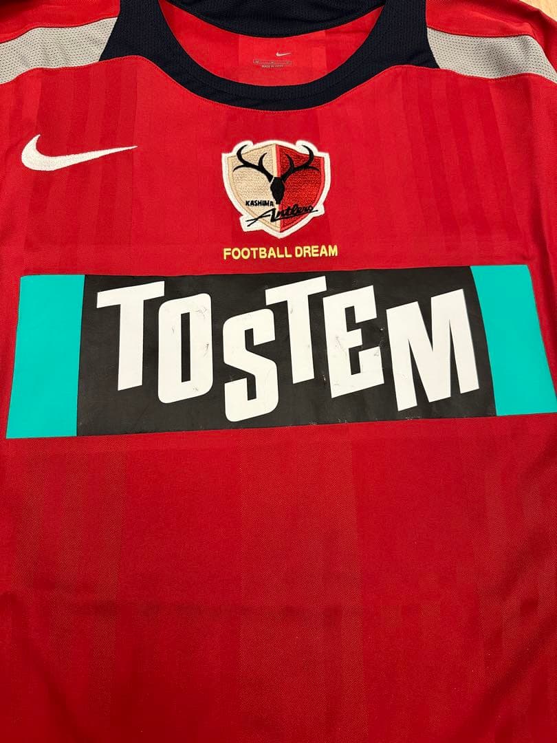 鹿島アントラーズ NIKE 2006-2007ホーム長袖ユニフォーム