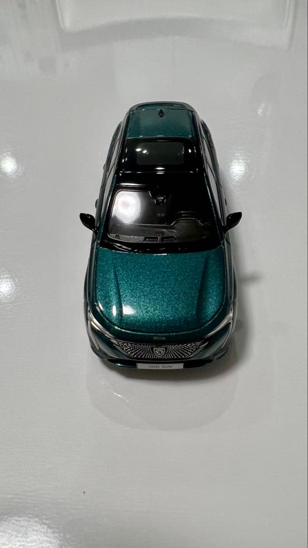 ノレブ　1/43 ミニカー　プジョー　308 SW アバターブルー