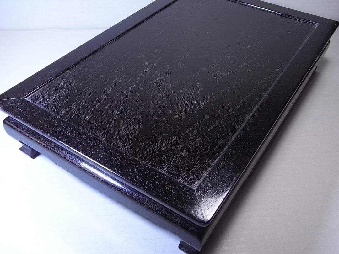 高級唐木花台 48×31×高10cm　重約2400g