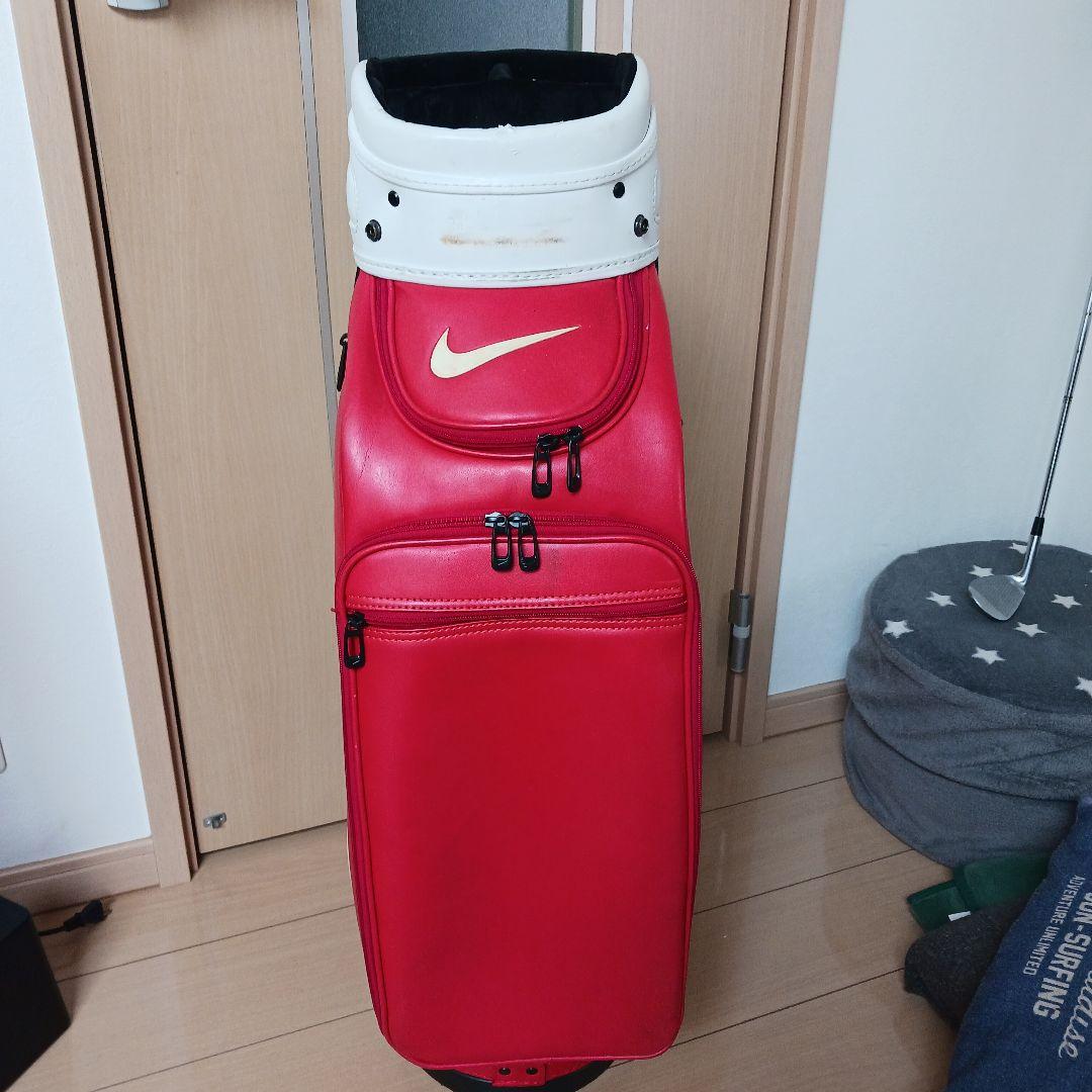 Nike ツアーキャディバッグ 赤/白