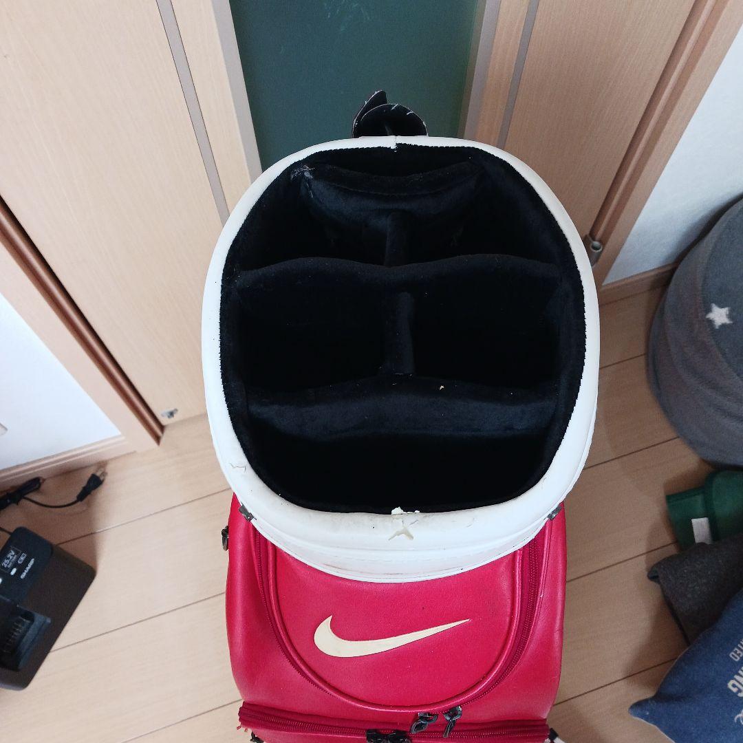 Nike ツアーキャディバッグ 赤/白