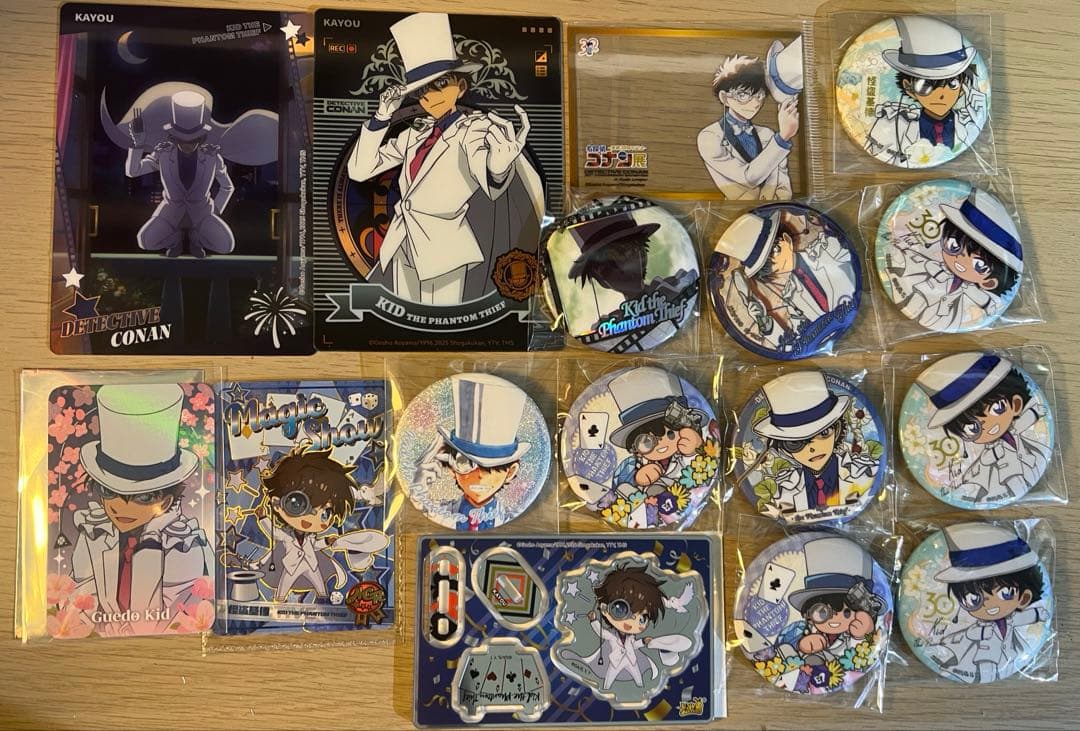 【引越し整理】名探偵コナン　中国限定　正規品　　 怪盗キッド 15点セット