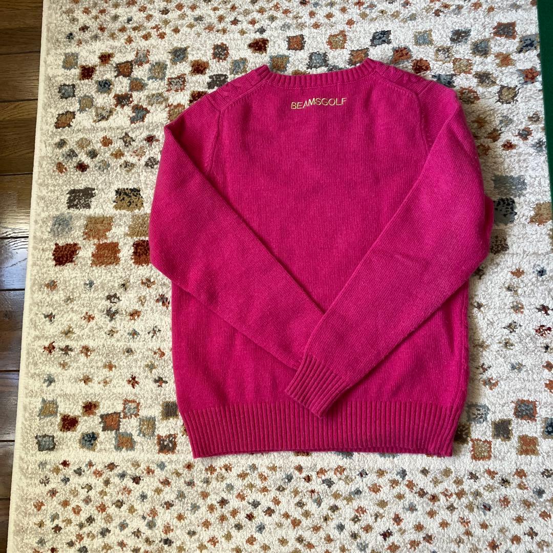 BEAMS GOLF ピンク セーター
