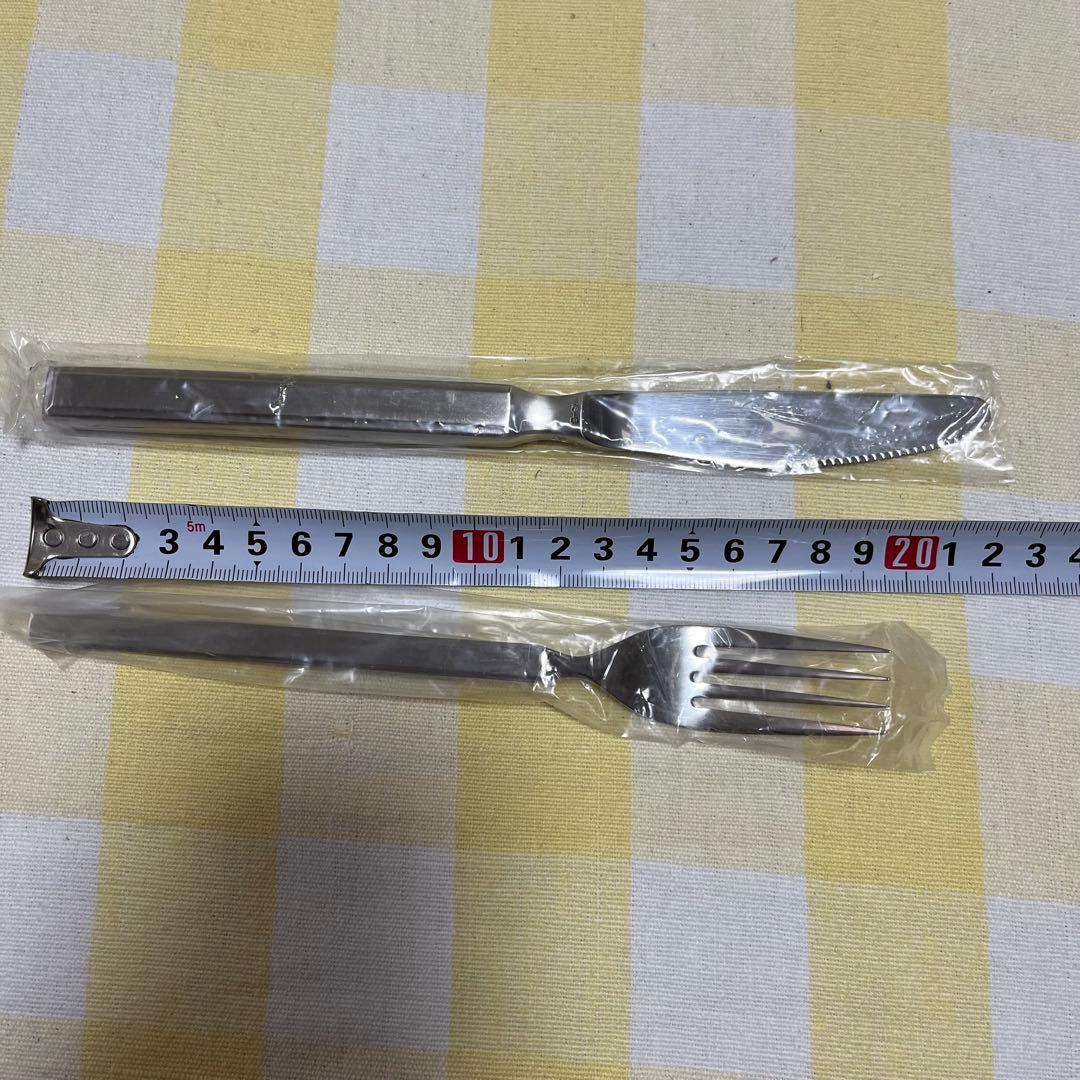 18-8 STAINLESS STEEL デザートフォーク　32本 ナイフ40本