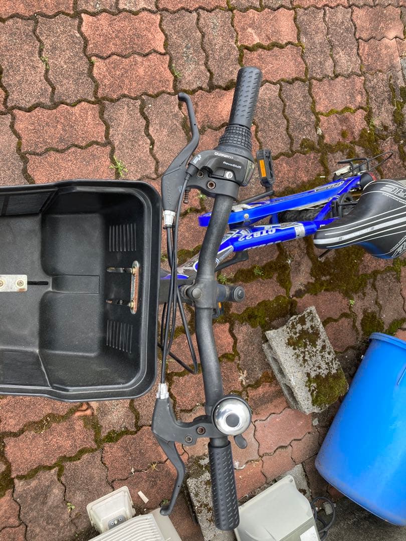 自転車 青 22インチ　アメリカンイーグル