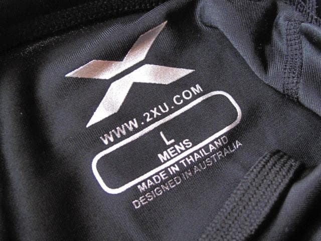 2XU ランニングコンプレッションタイツ メンズ ロングパンツ ブラック L