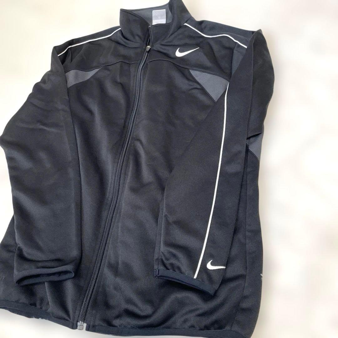 NIKE ジャージ 上下セットアップ ブラック グレー drifit M/S