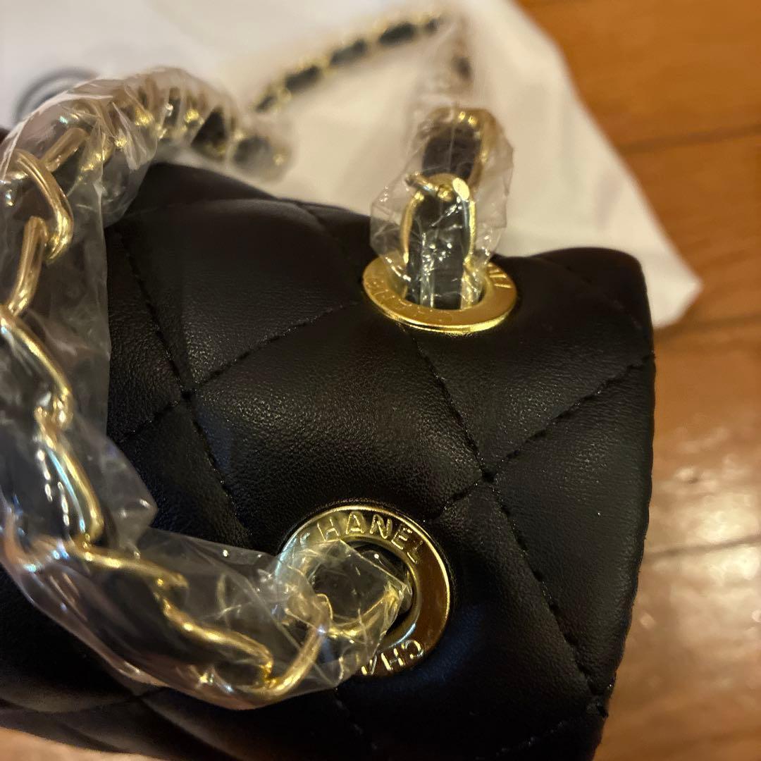 【新品】CHANEL キャビアスキン　キルティング　ショルダーバッグ　ノベルテ