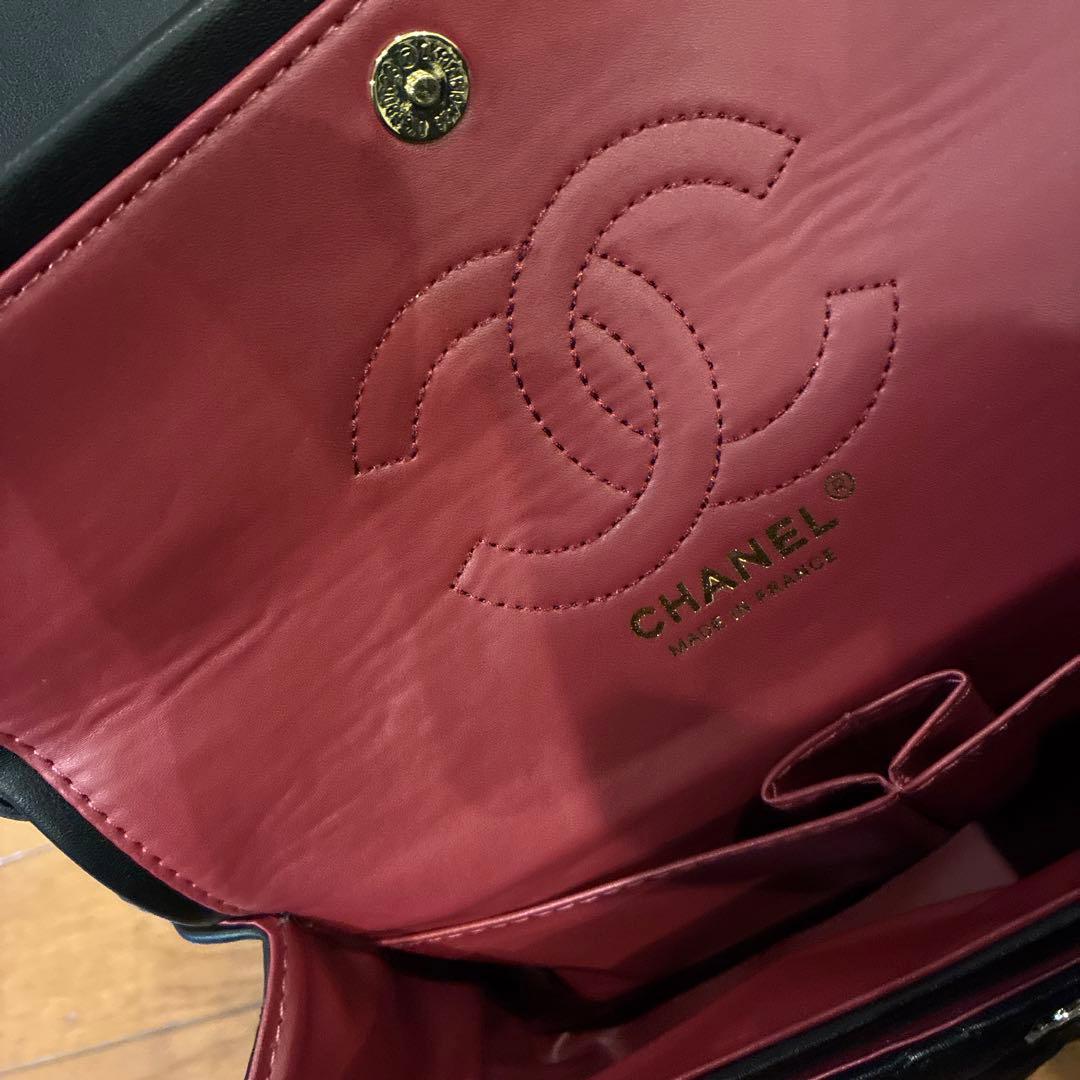 【新品】CHANEL キャビアスキン　キルティング　ショルダーバッグ　ノベルテ