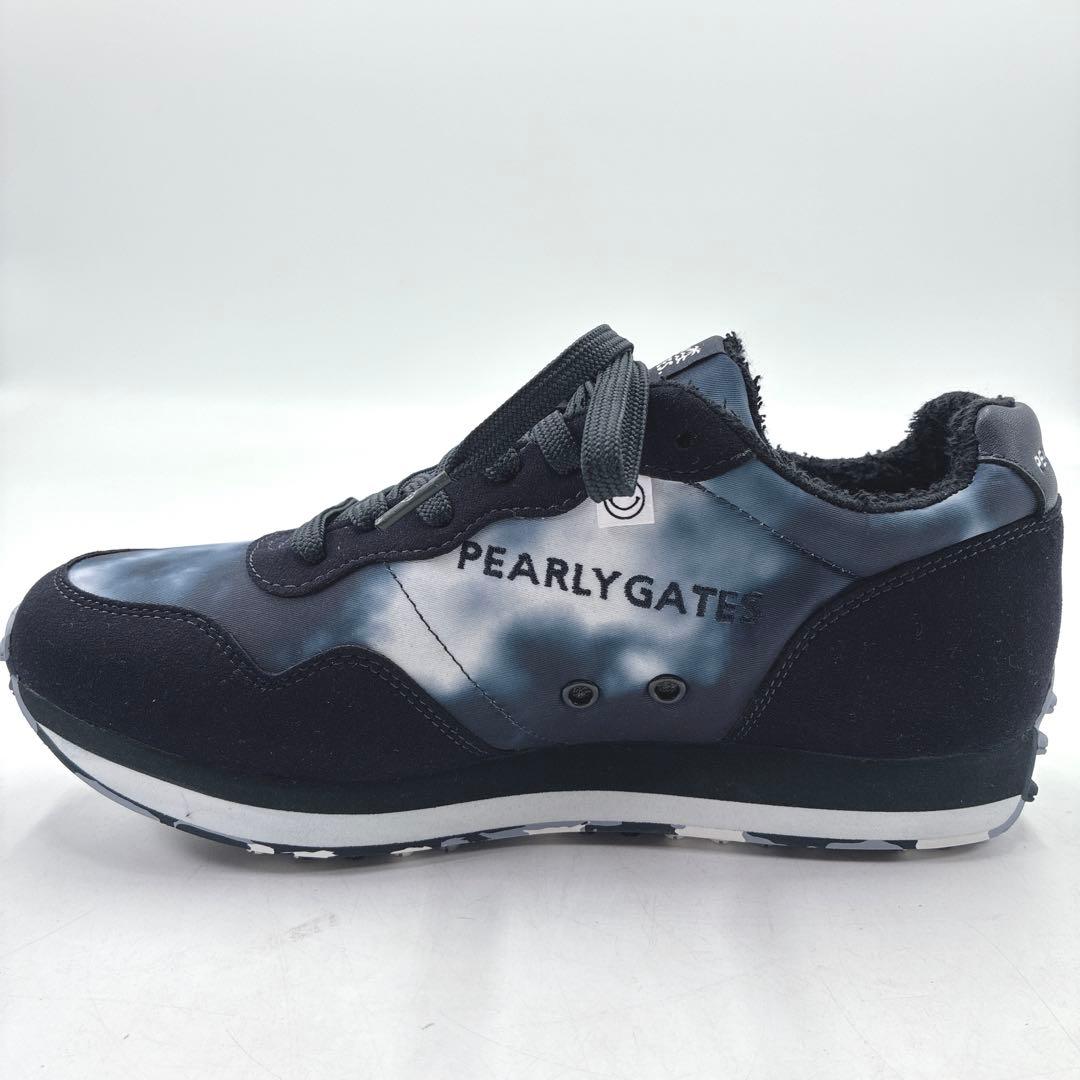 【新品未使用】パーリーゲイツ PGタイダイ柄 ニコちゃん スパイクレスシューズ