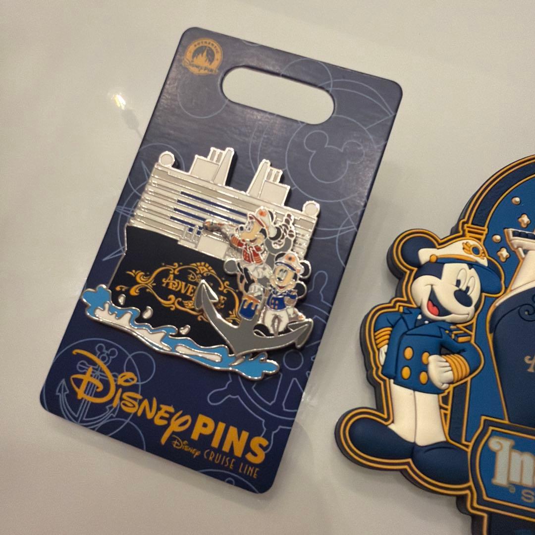 ディズニークルーズライン アドベンチャー号　マグネット　ピン