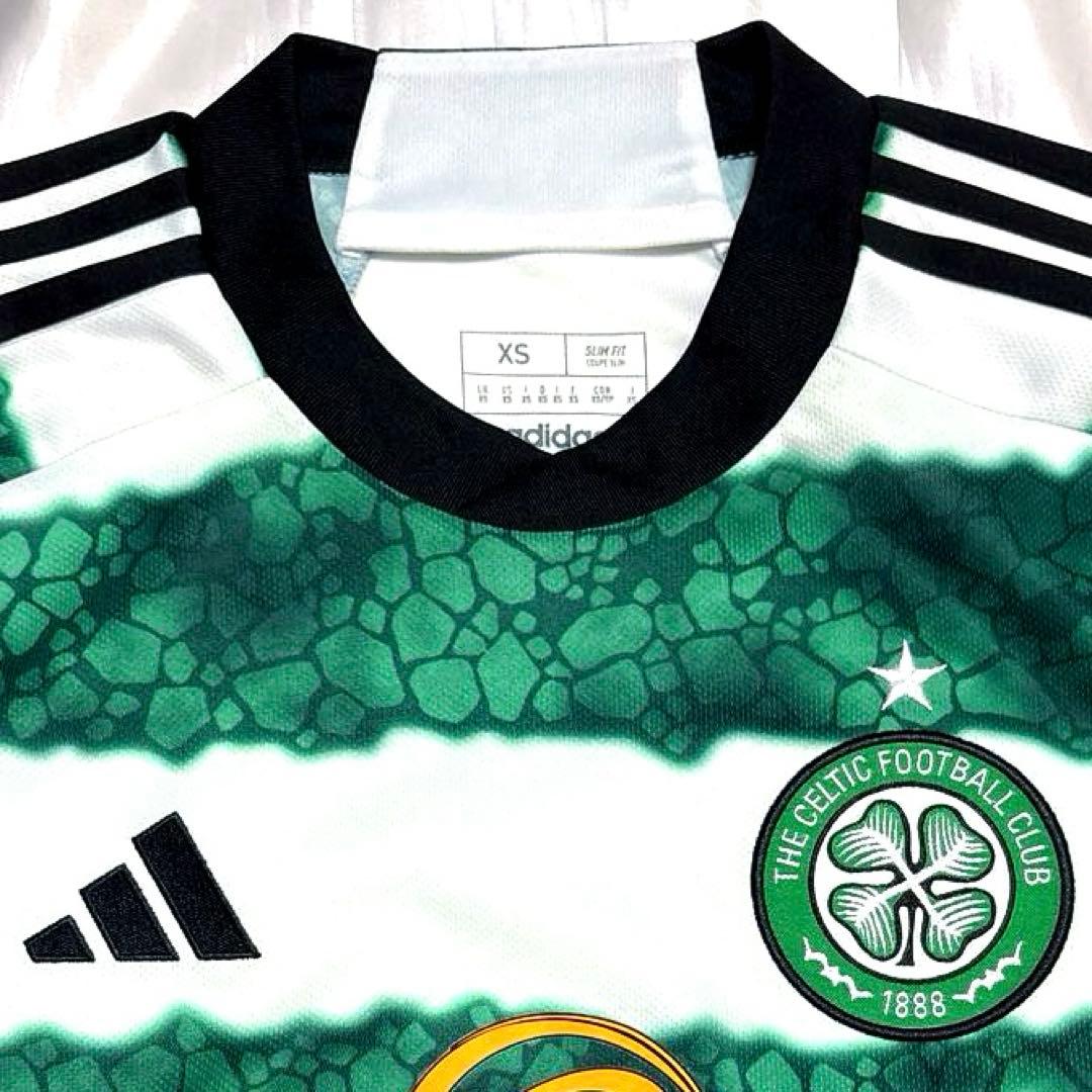 adidas セルティックFC 23/24 ホームユニフォーム/ゲームシャツ S