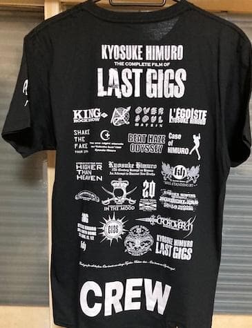 氷室京介 TCFLG! ツアーロゴ B・Nix限定! CREWTシャツ! 新品!