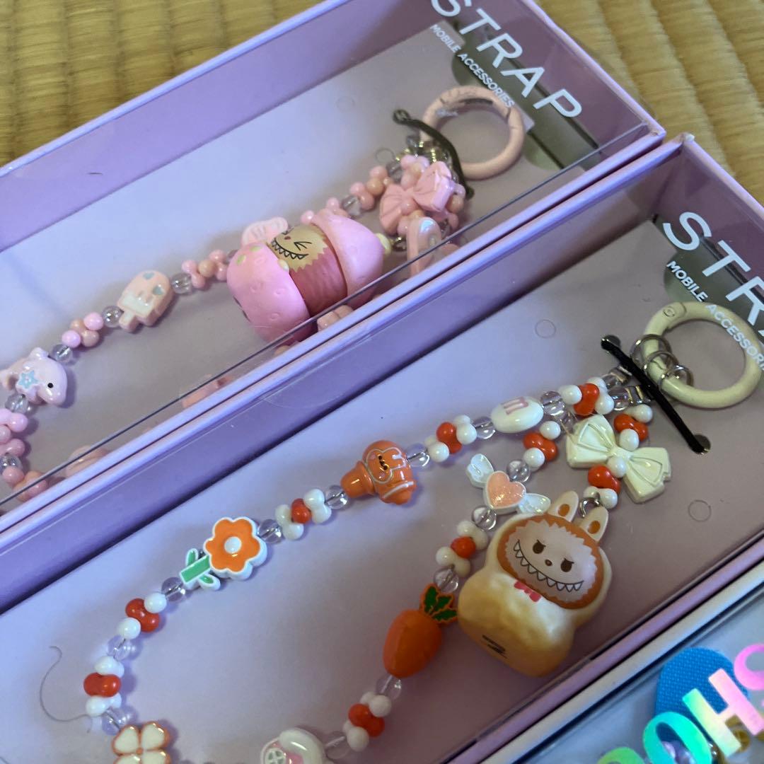 サンリオ　ラブブ カラフルキャラクターショルダーストラップ 6個セット