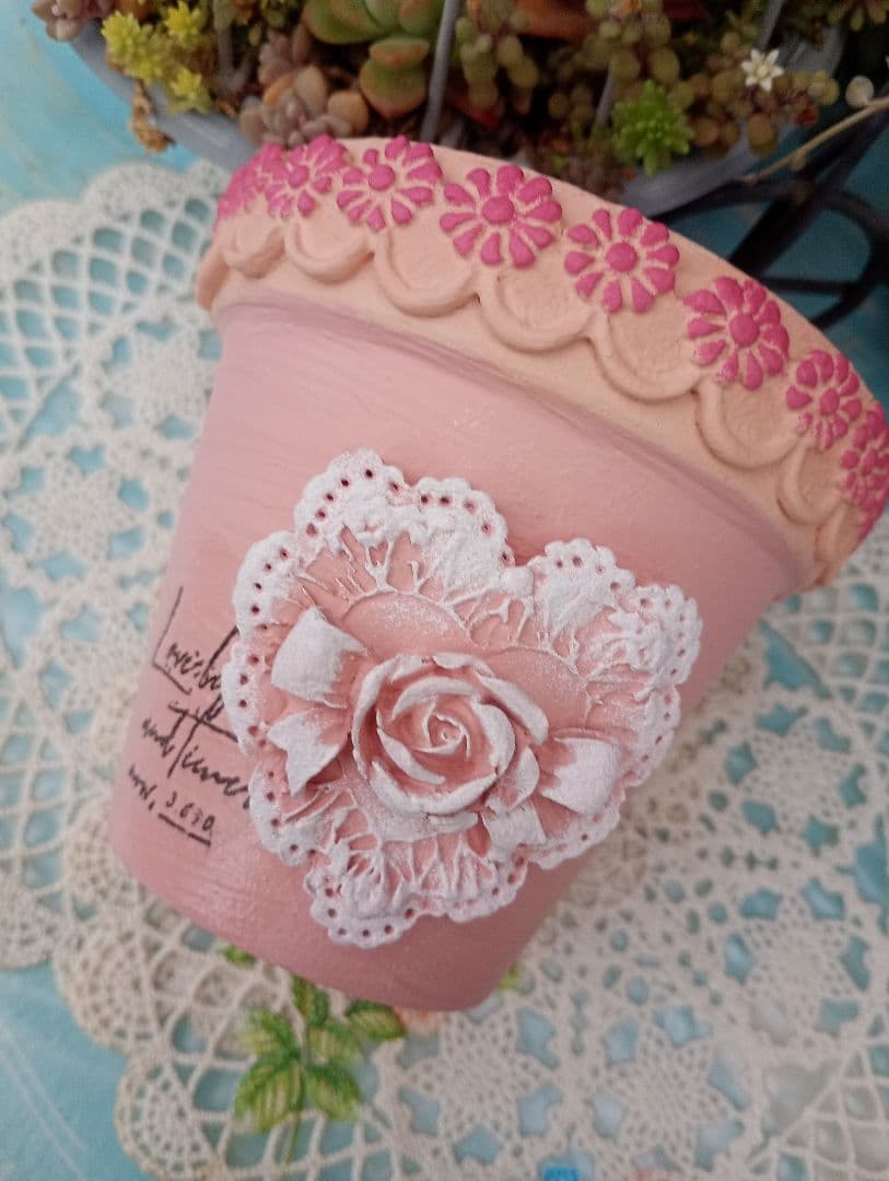 リメ鉢♡リメイク鉢♡ハンドメイド