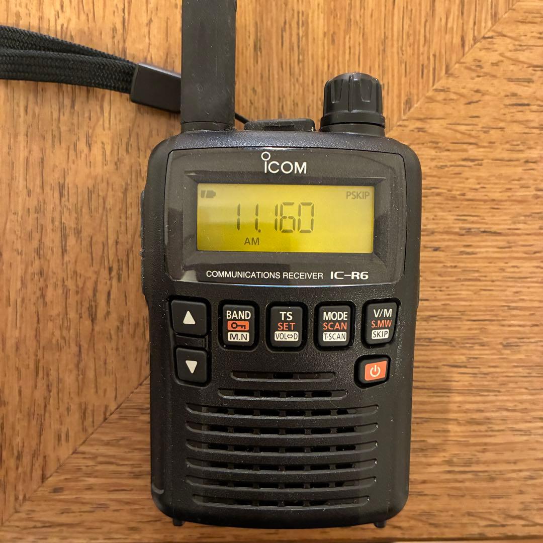 【完品】ICOM IC-R6 ハンディ受信機