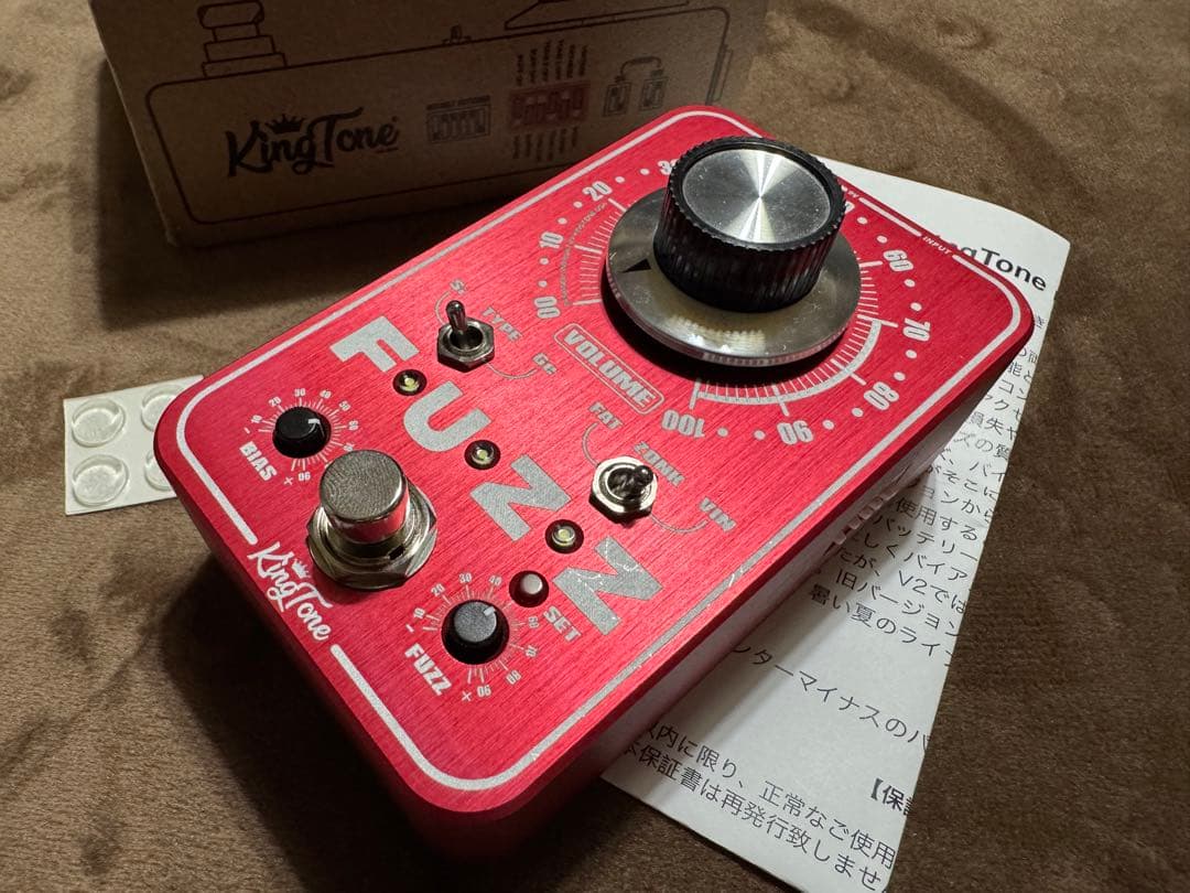 ギター king tone guitar mini fuzz V2