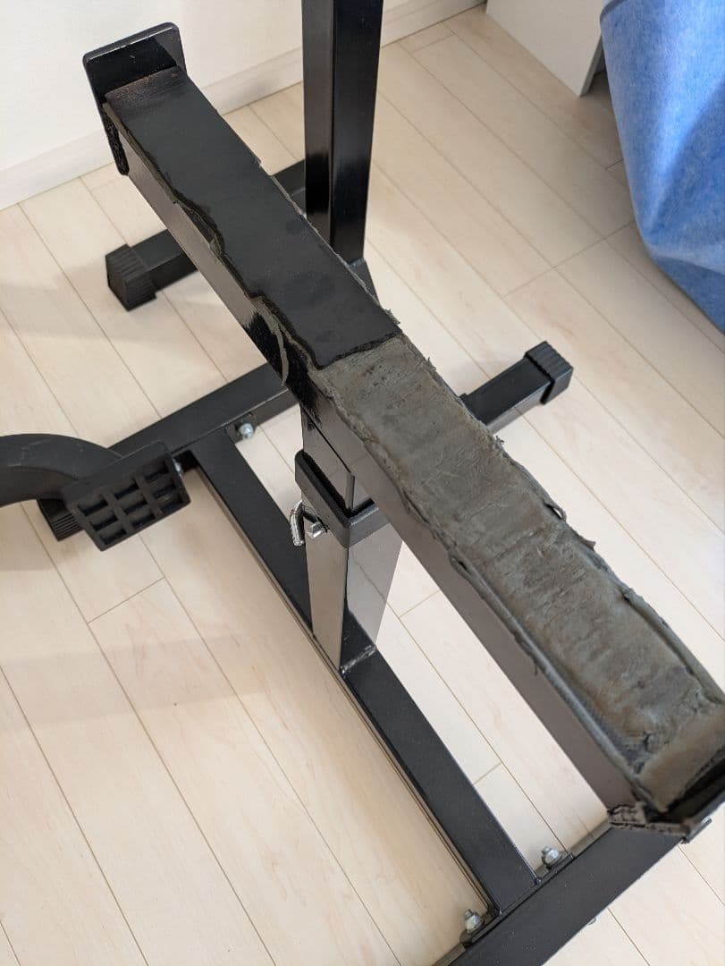 調整可能トレーニングベンチ 黒