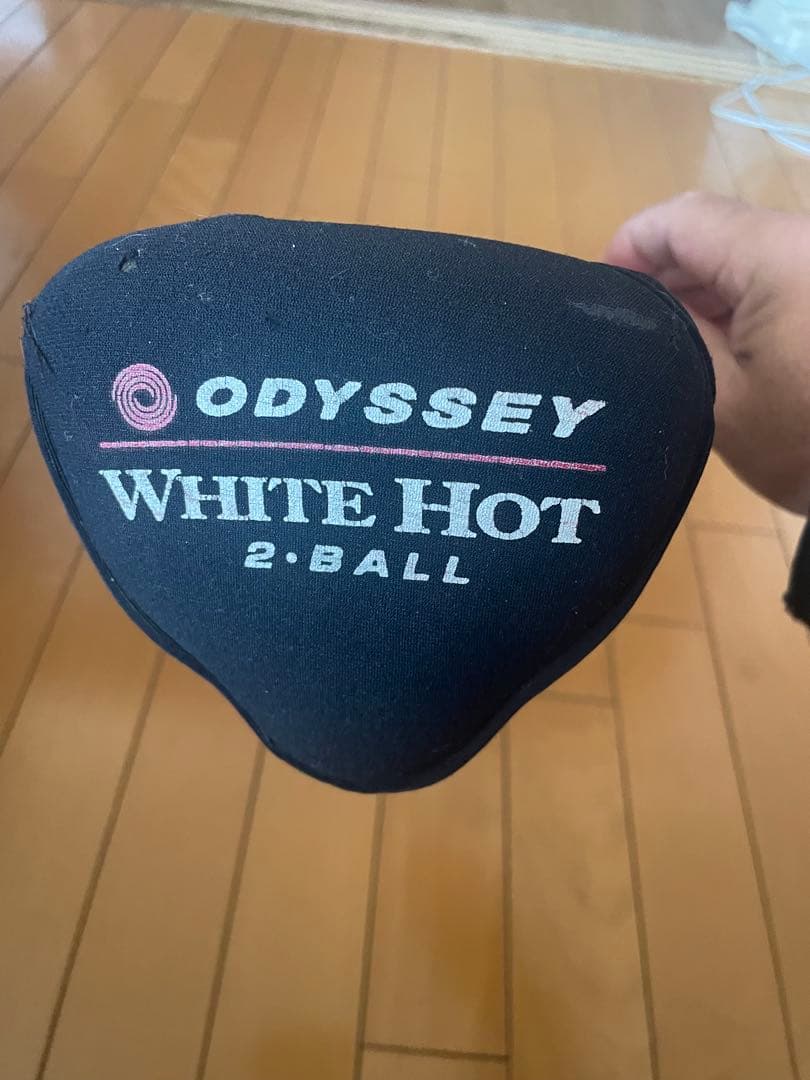 美品 初代WHITE HOT 2ボール 底樹脂埋め グリップ交換済 専用カバー付