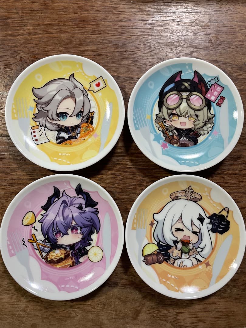 原神 x 食べログ コラボ プレート4枚セット