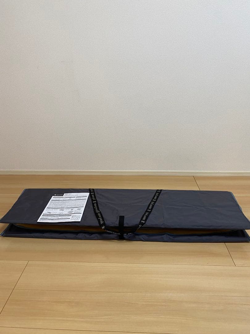 【室内使用のみ】スノーピーク ワンアクションテーブルロング竹（収納ケース付）