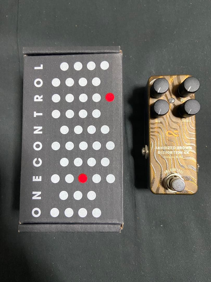 ギター ONE CONTROL ANODIZED BROWN DISTORTION 4K