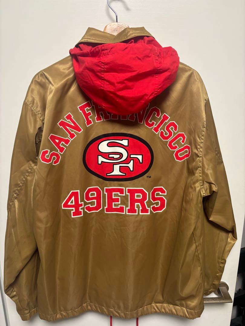 サンフランシスコ49ers フード付きコーチジャケット