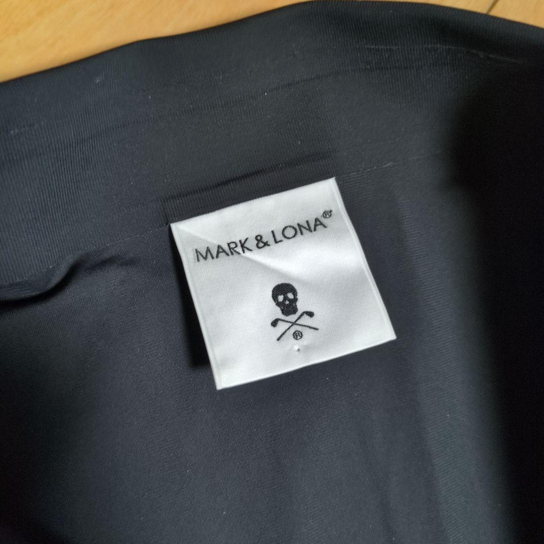 MARK & LONA 黒　ポロシャツ スカル　古着　美品　52 XXL程度