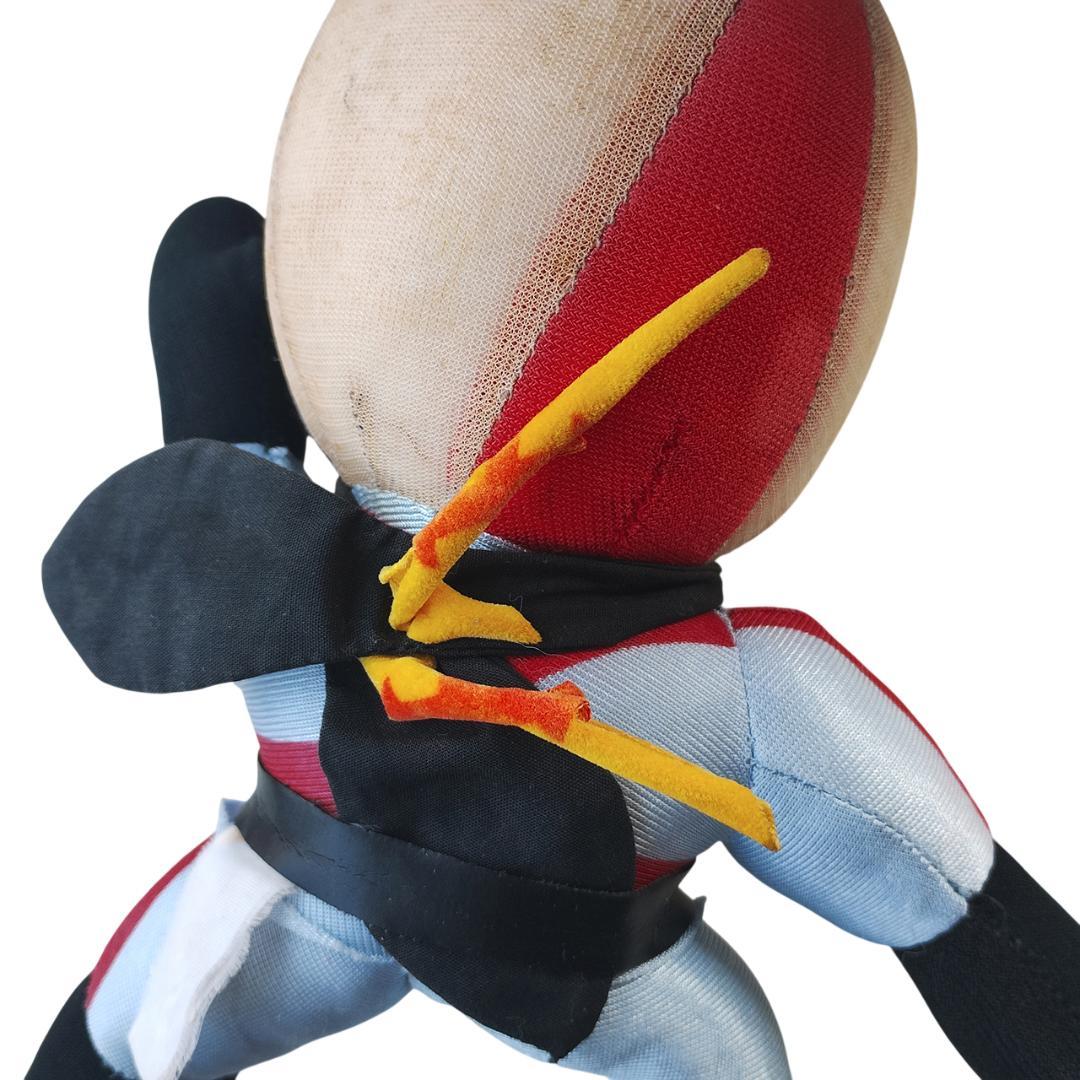 仮面ライダーX 90年代 レトロ ぬいぐるみ 中型 メンテ済