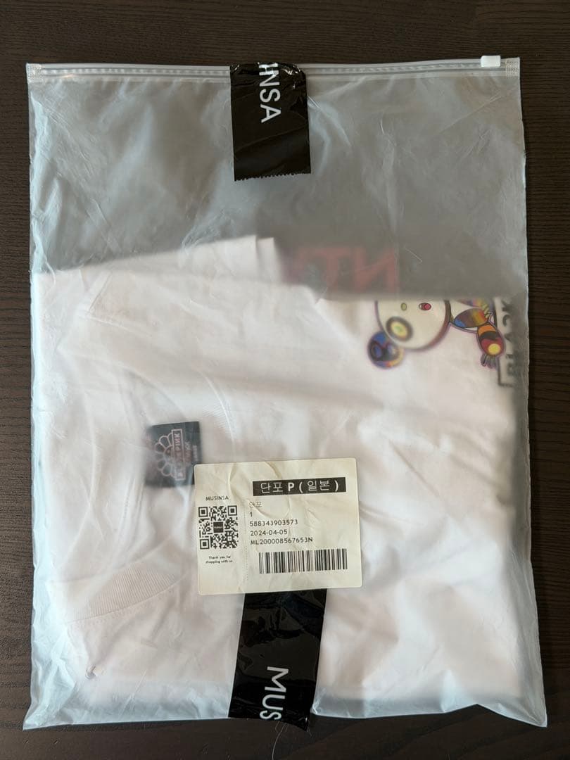 BLACKPINK × 村上隆 コラボTシャツ White Ｌサイズ 新品