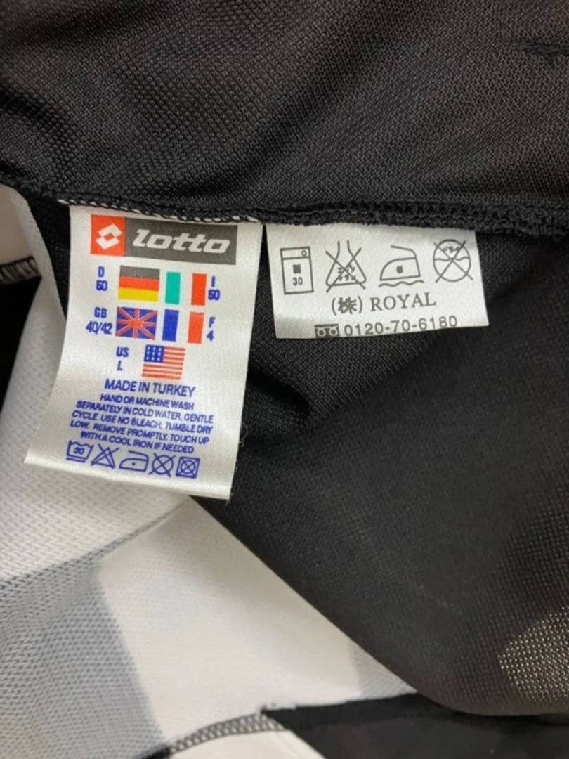 ユベントス　デルピエロ　lotto　オフィシャルユニフォーム　FAST WEB