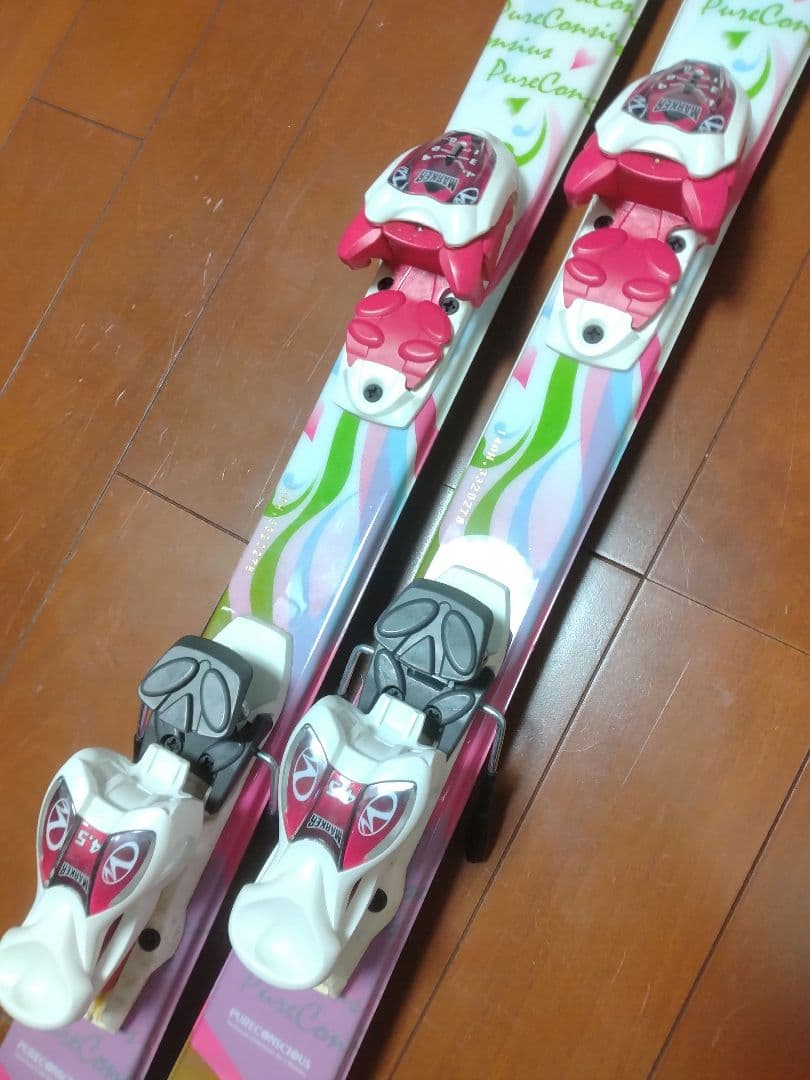 【美品☆】140cm　PureConsciousスキー板セット♪　送料無料！