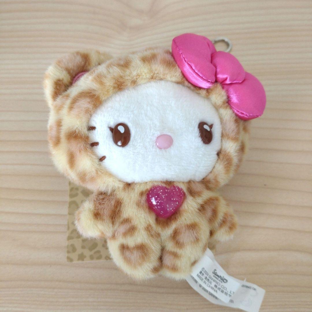 サンリオ ハローキティ ギャルクマ マスコット ヒョウ柄 ピンク 2点セット