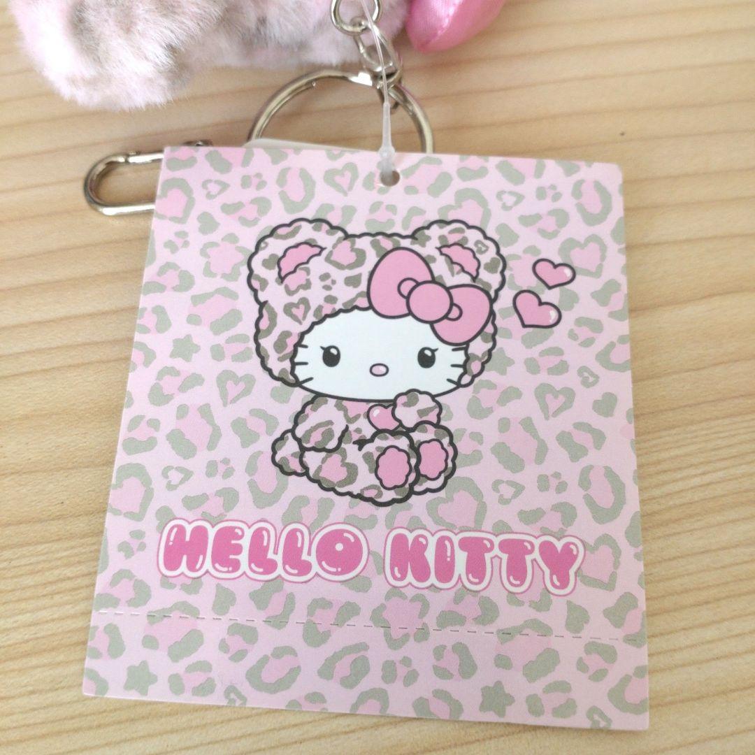 サンリオ ハローキティ ギャルクマ マスコット ヒョウ柄 ピンク 2点セット
