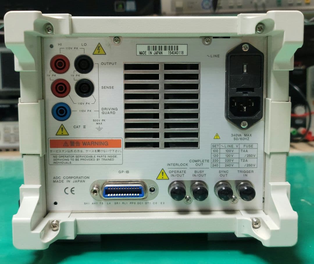 ADCMT 6243 0-110V 直流電圧/電流発生器 TFT改造済