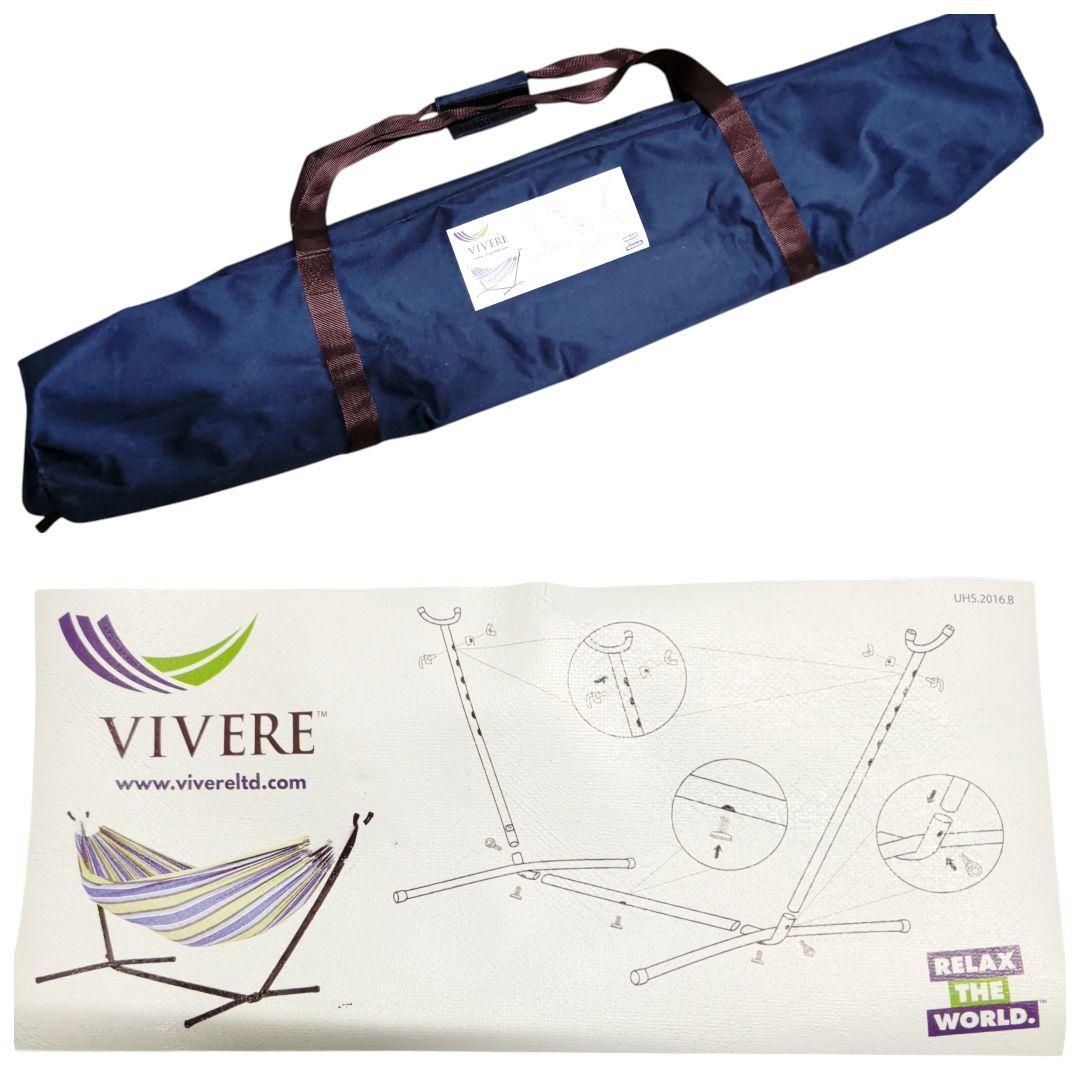 【送料無料】Vivere（ビブレ）自立式ダブルハンモック（型番：UHSDO8）