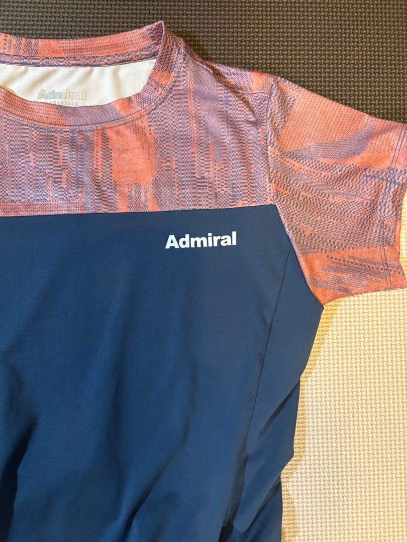 週末限定　Admiral テニスウェアセット ネイビー/オレンジ