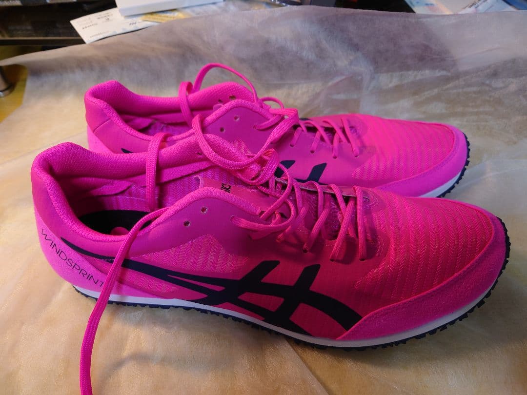 【おまけ有】未使用✨アシックス ウィンドスプリント 28.0 ASICS ピンク