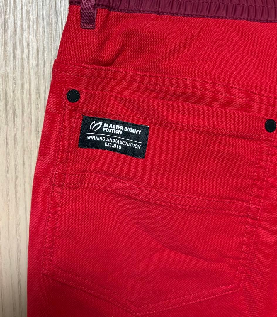 マスターバニーエディション ゴルフパンツ ホワイト サイズ5 Lサイズ相当