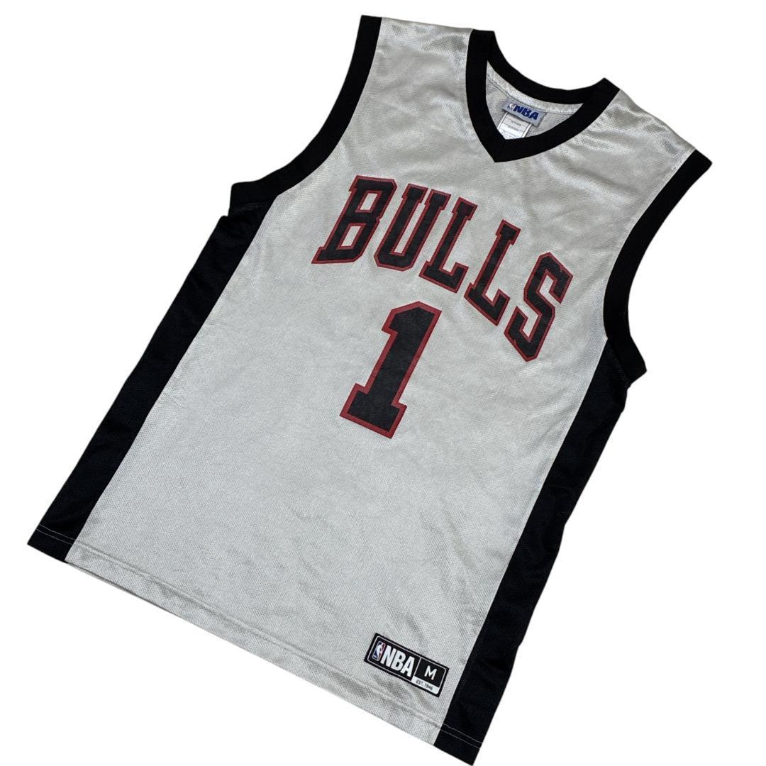 NBA BULLS ブルズ ユニフォーム バスケゲームシャツ 両面プリント M