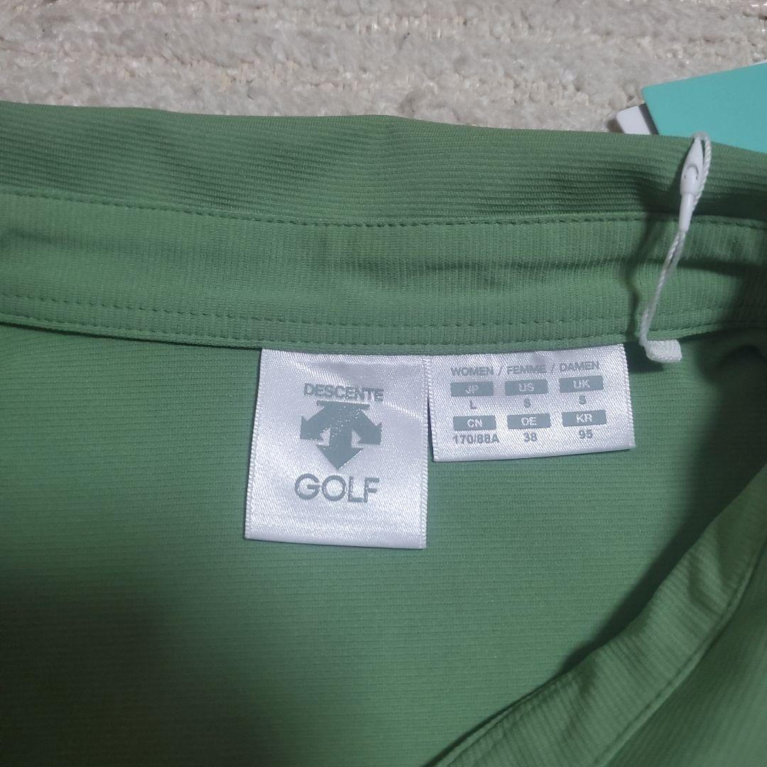 【新品タグ付】DESCENTE GOLF　ノースリーブワンピース　L　ドライ素材